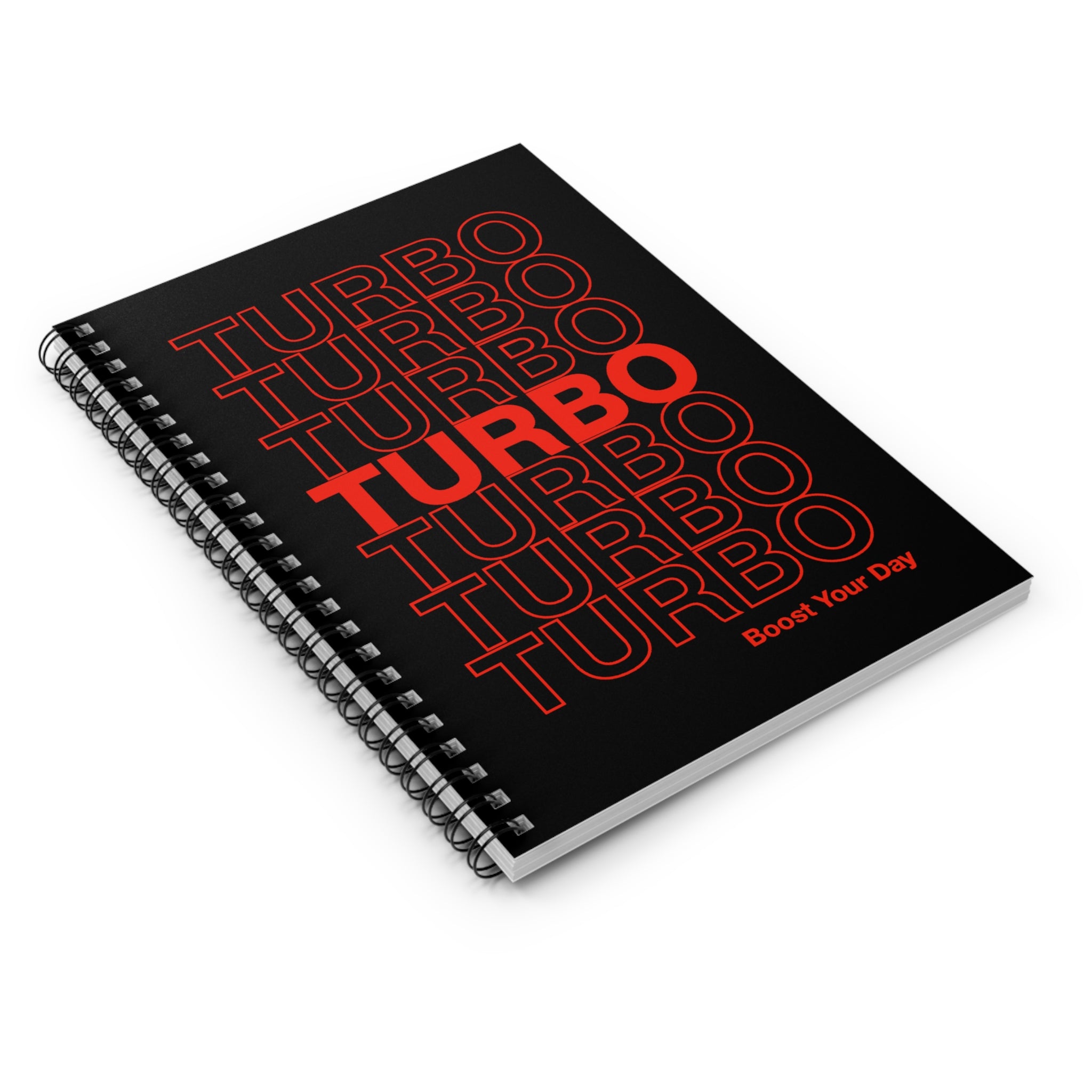 Turbo Spiral Notebook - Boost Your Day