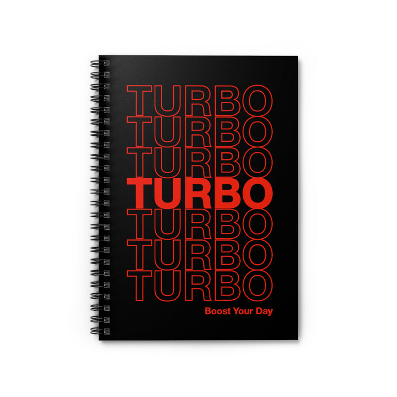 Turbo Spiral Notebook - Boost Your Day