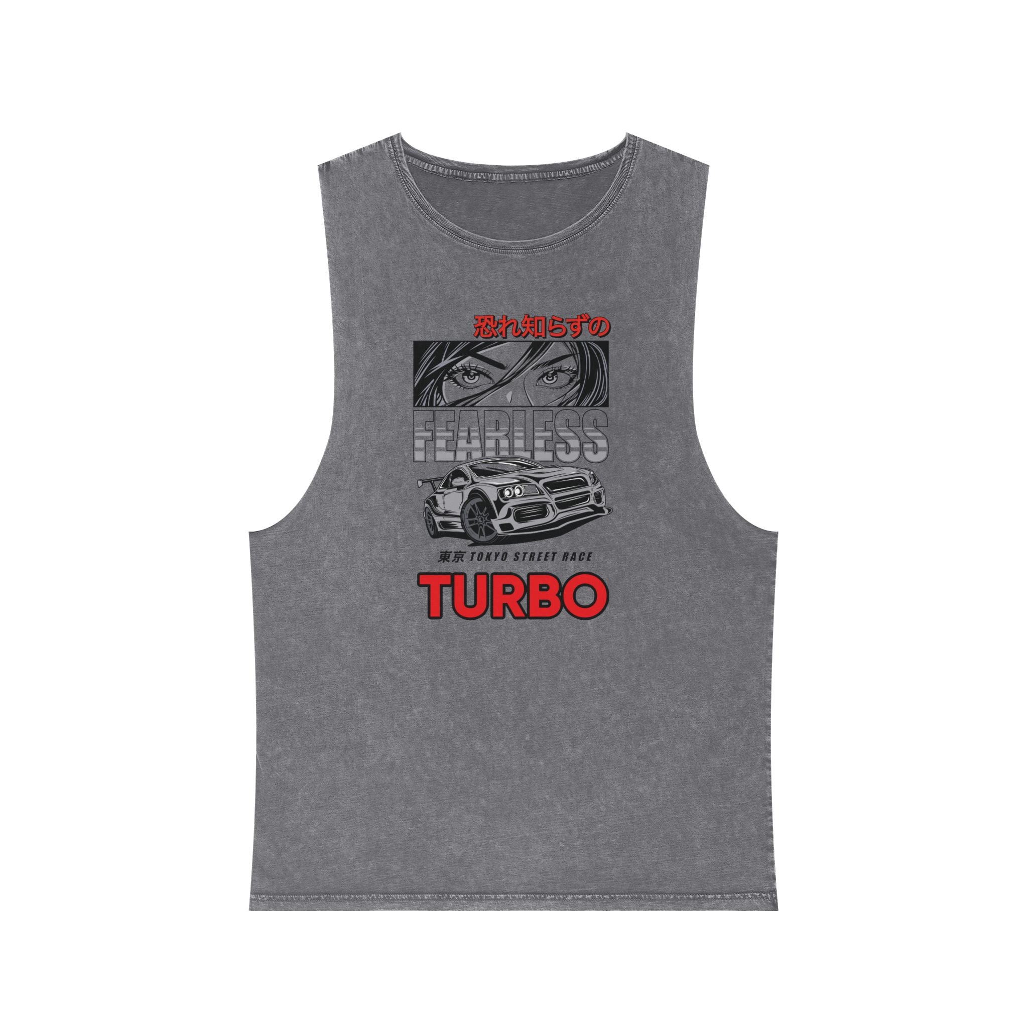 TURBO Stonewash Tank Top - Fearless