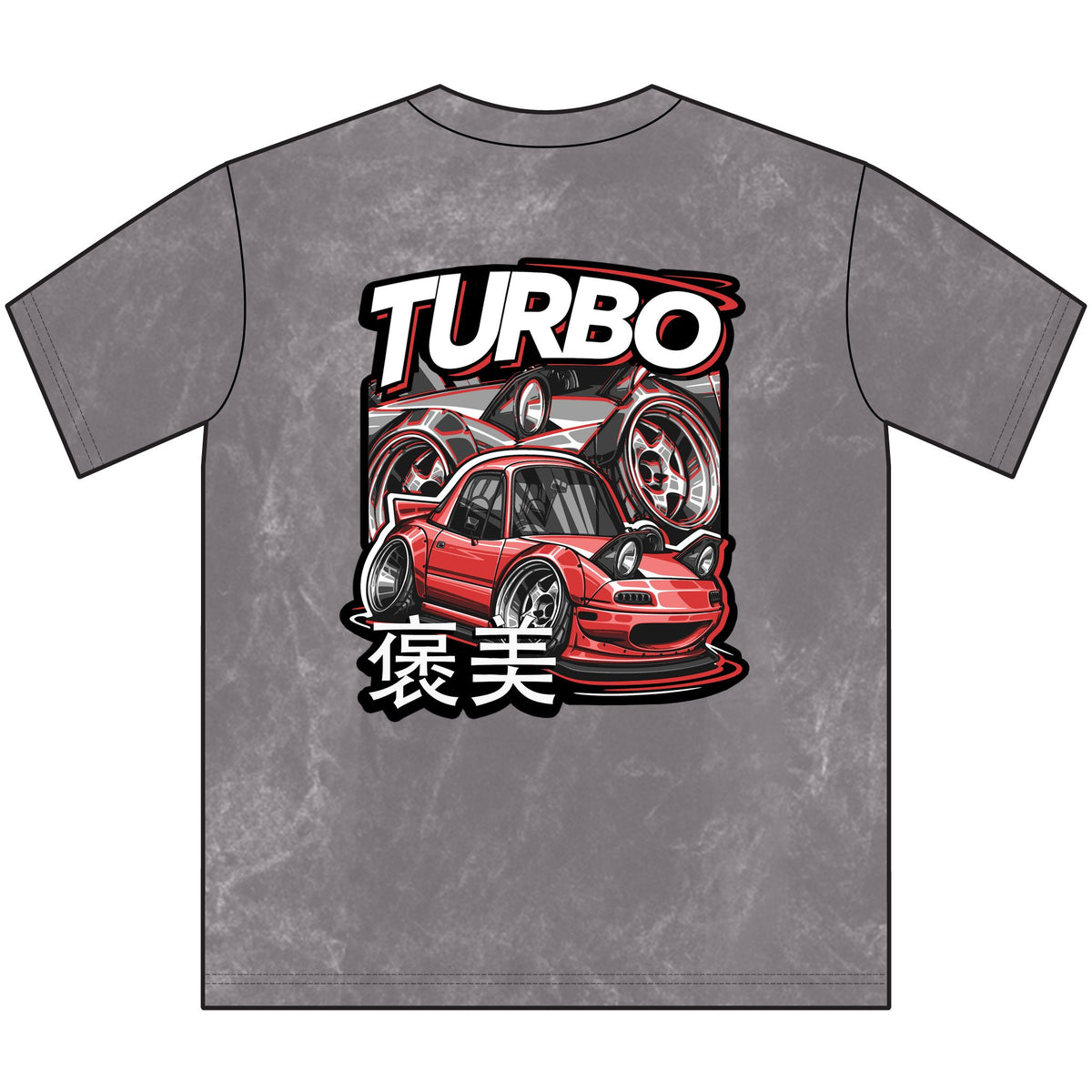 TURBO Miata Mineral Wash Hoodie