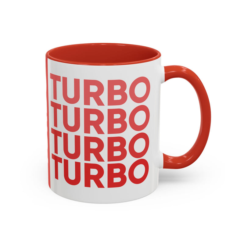 Turbo Accent Coffee Mug - Perfect Gift for Car Enthusiasts