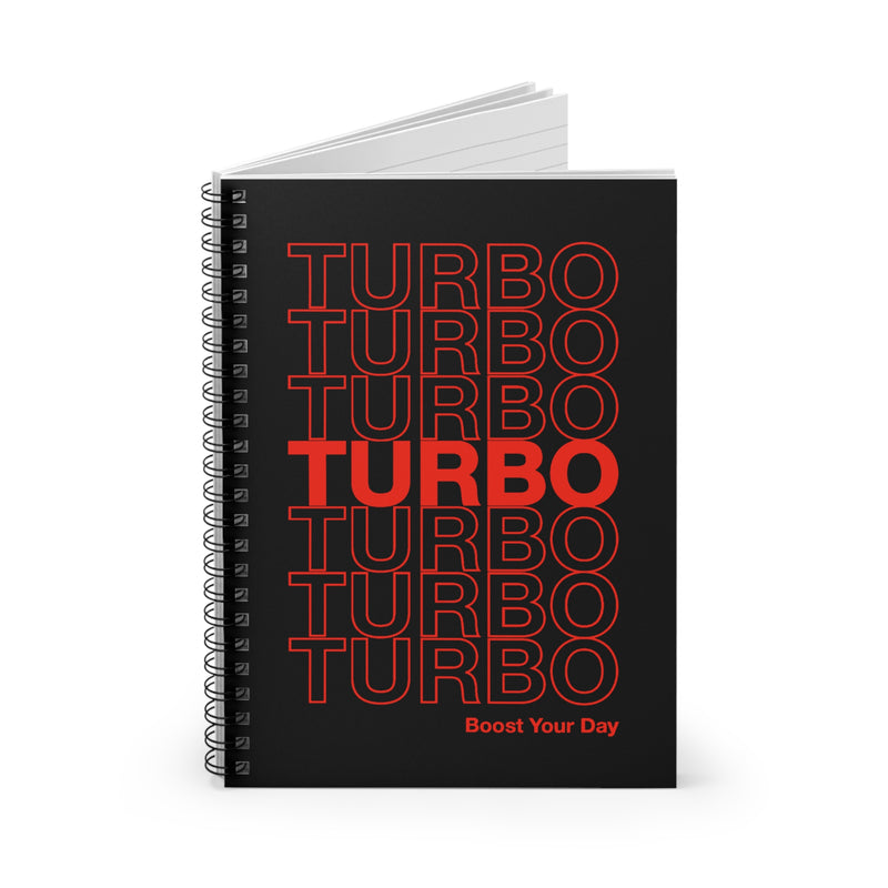 Turbo Spiral Notebook - Boost Your Day