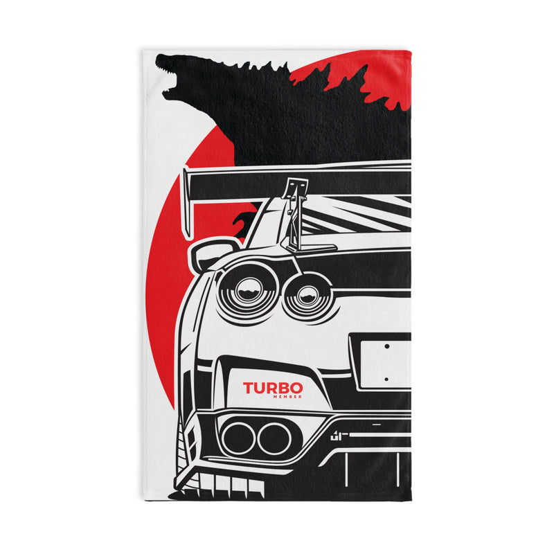 Turbo Car Lover Hand Towel - Perfect for Garage or Home