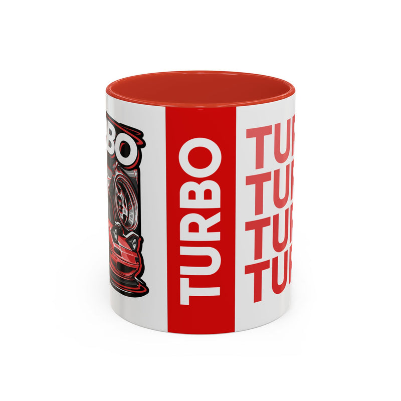 Turbo Accent Coffee Mug - Perfect Gift for Car Enthusiasts