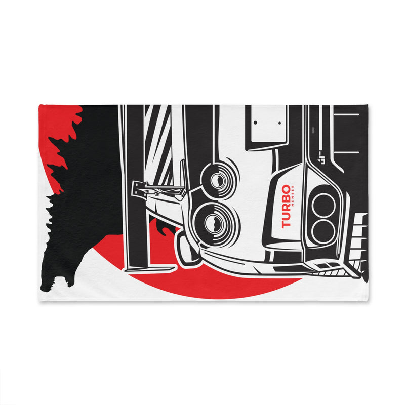 Turbo Car Lover Hand Towel - Perfect for Garage or Home