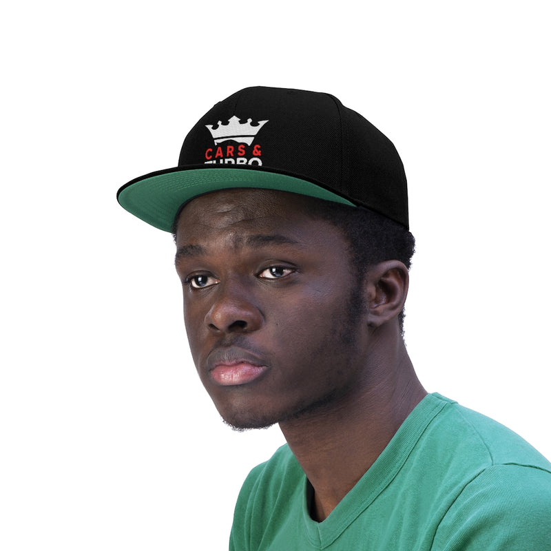 Cars & TURBO Flat Bill Hat