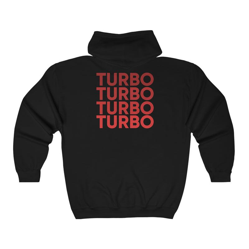 TURBO Gradient Unisex Heavy Blend™ Full Zip Hooded Sweatshirt