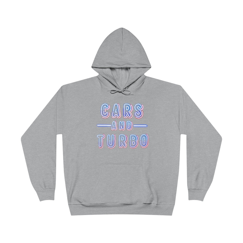 NEON Cars and TURBO EcoSmart® Pullover Hoodie Sweatshirt