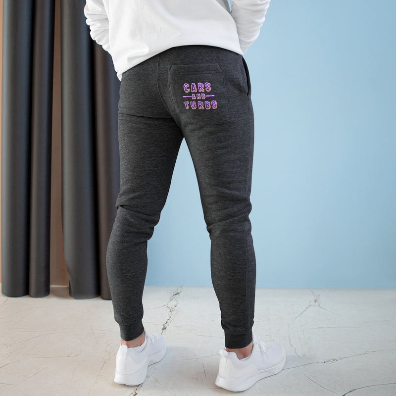 NEON Cars And TURBO  Fleece Joggers