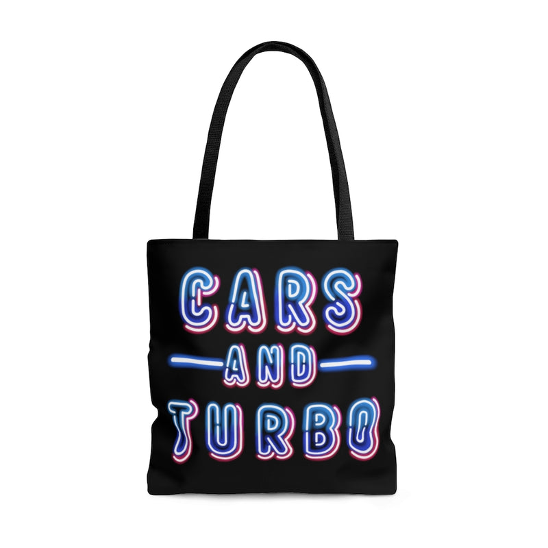 NEON Cars & TURBO Tote Bag
