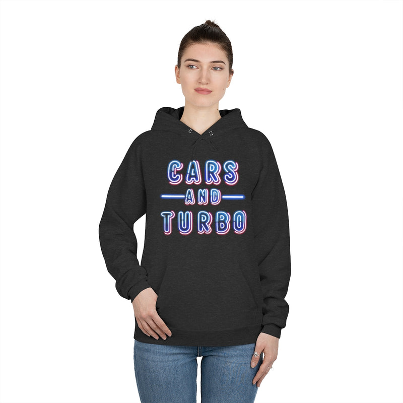NEON Cars and TURBO EcoSmart® Pullover Hoodie Sweatshirt