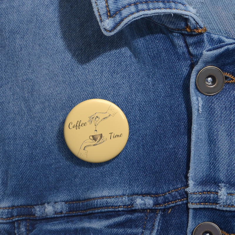 TURBO Vintage "Coffee Time" Pin Button