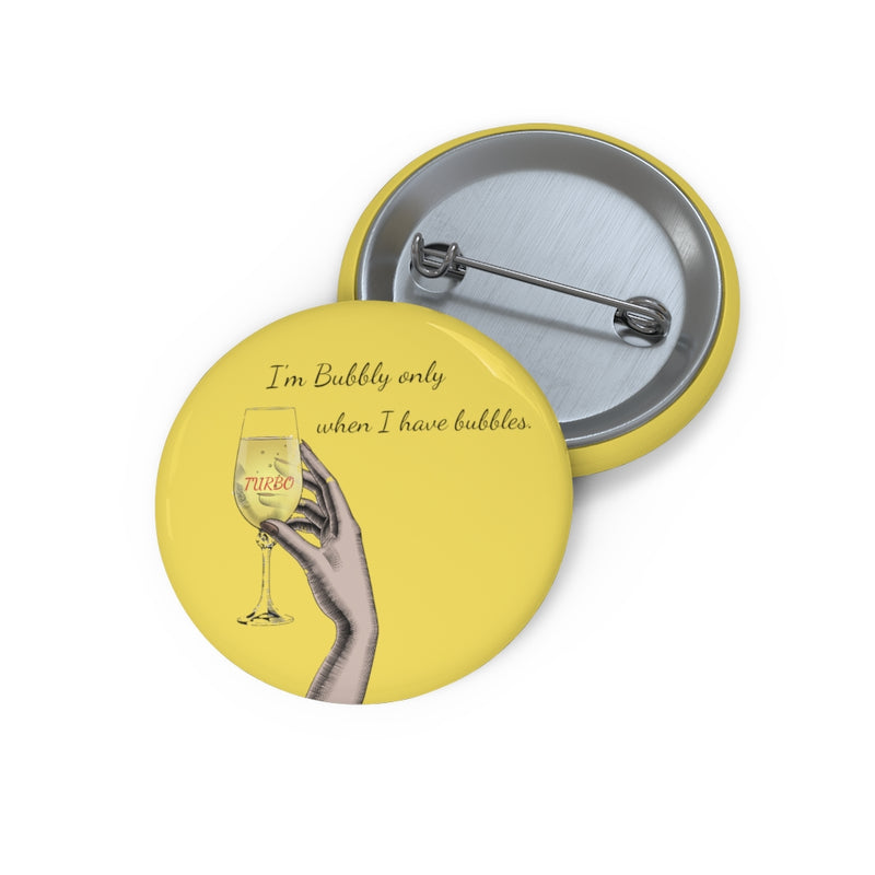 TURBO Vintage "Bubbly Bubbles" Pin Button