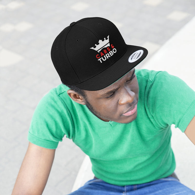 Cars & TURBO Flat Bill Hat