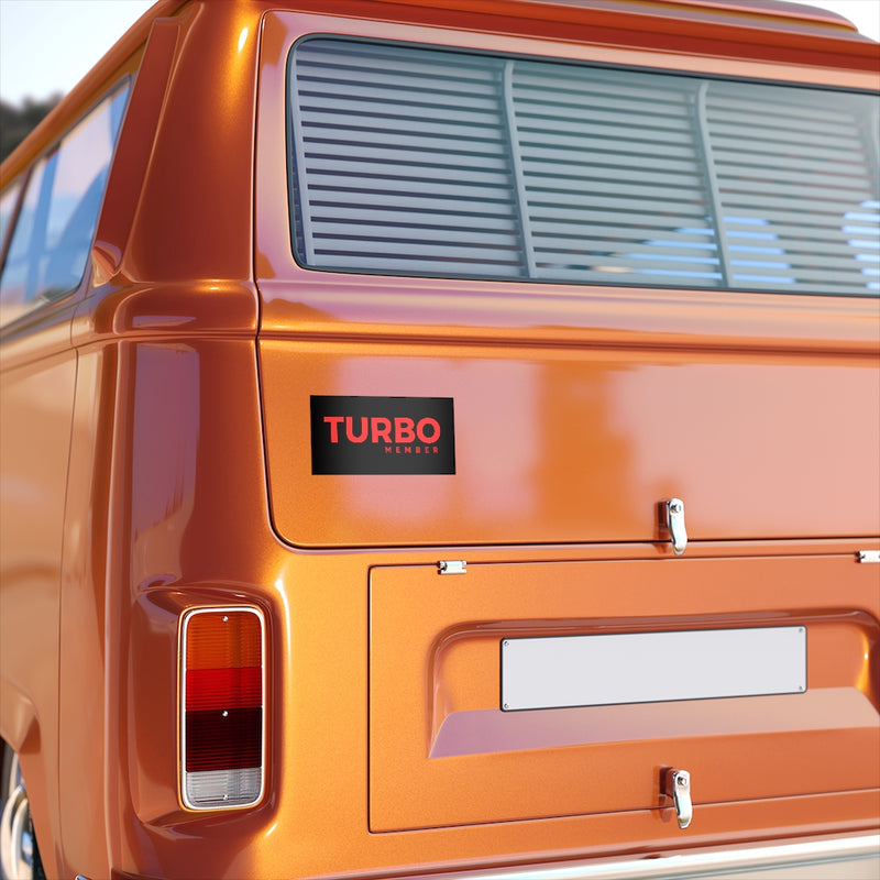 TURBO Member Bumper Sticker