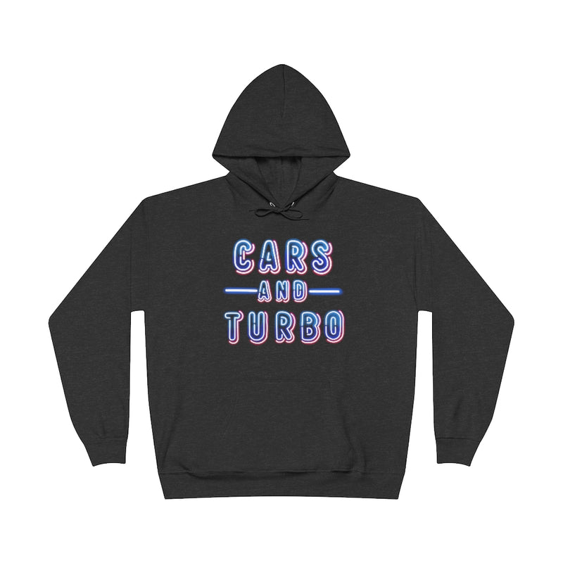NEON Cars and TURBO EcoSmart® Pullover Hoodie Sweatshirt