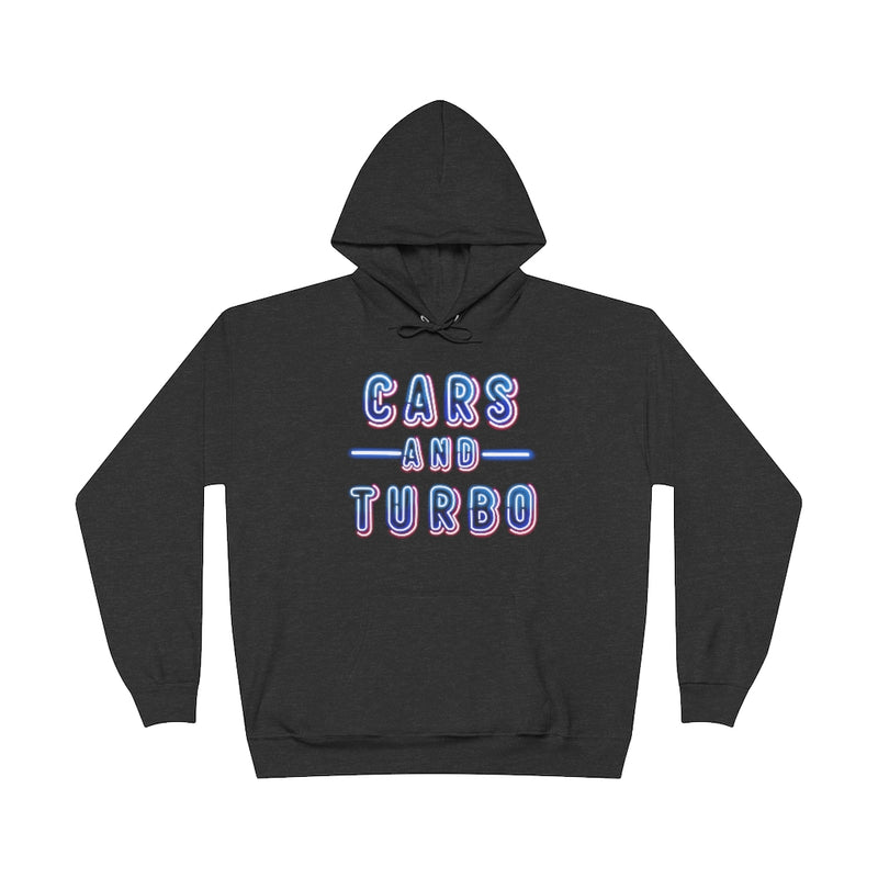 NEON Cars and TURBO EcoSmart® Pullover Hoodie Sweatshirt