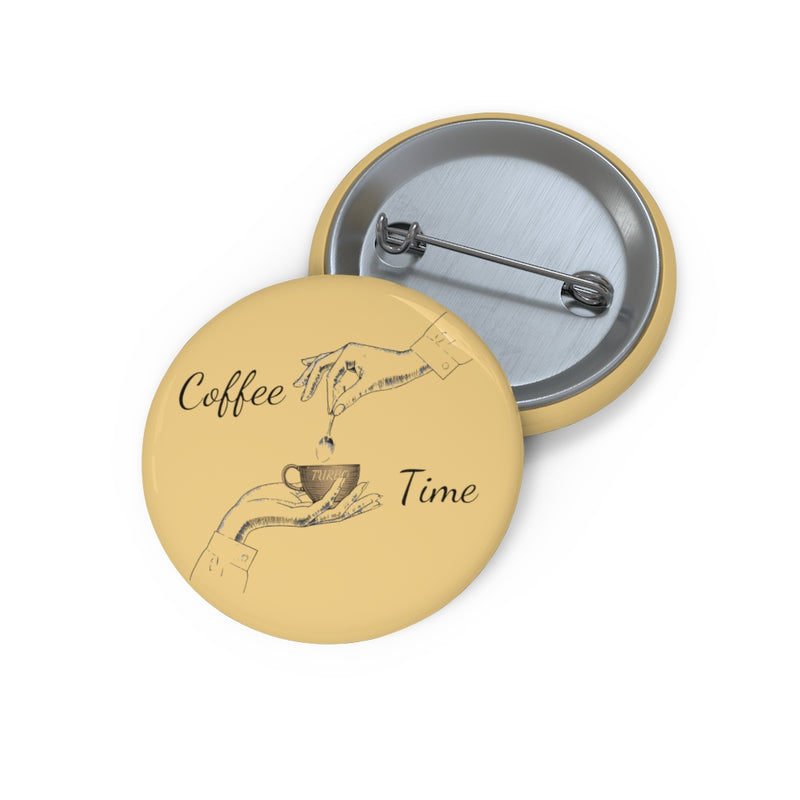 TURBO Vintage "Coffee Time" Pin Button