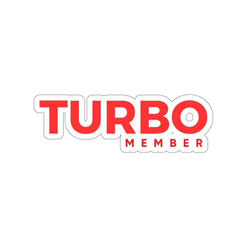 TURBO Member Kiss-Cut Sticker